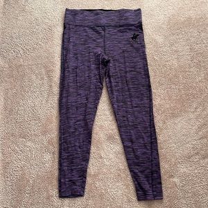 purple space dye leggings